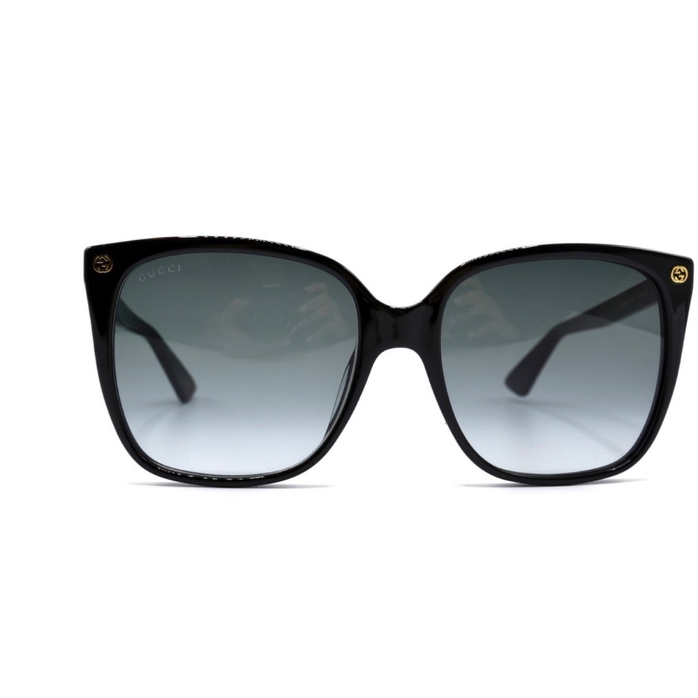 NEW GUCCI GG0022S BLACK GREY
AUTHENTIC SUNGLASSES